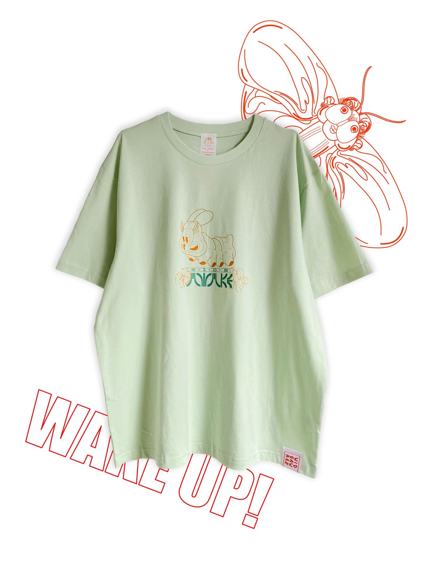 WAKE UP T-Shirt dizzy green