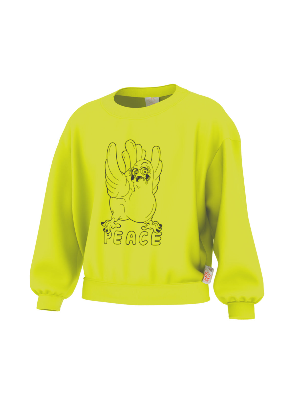 PEACE SWEATER LIME