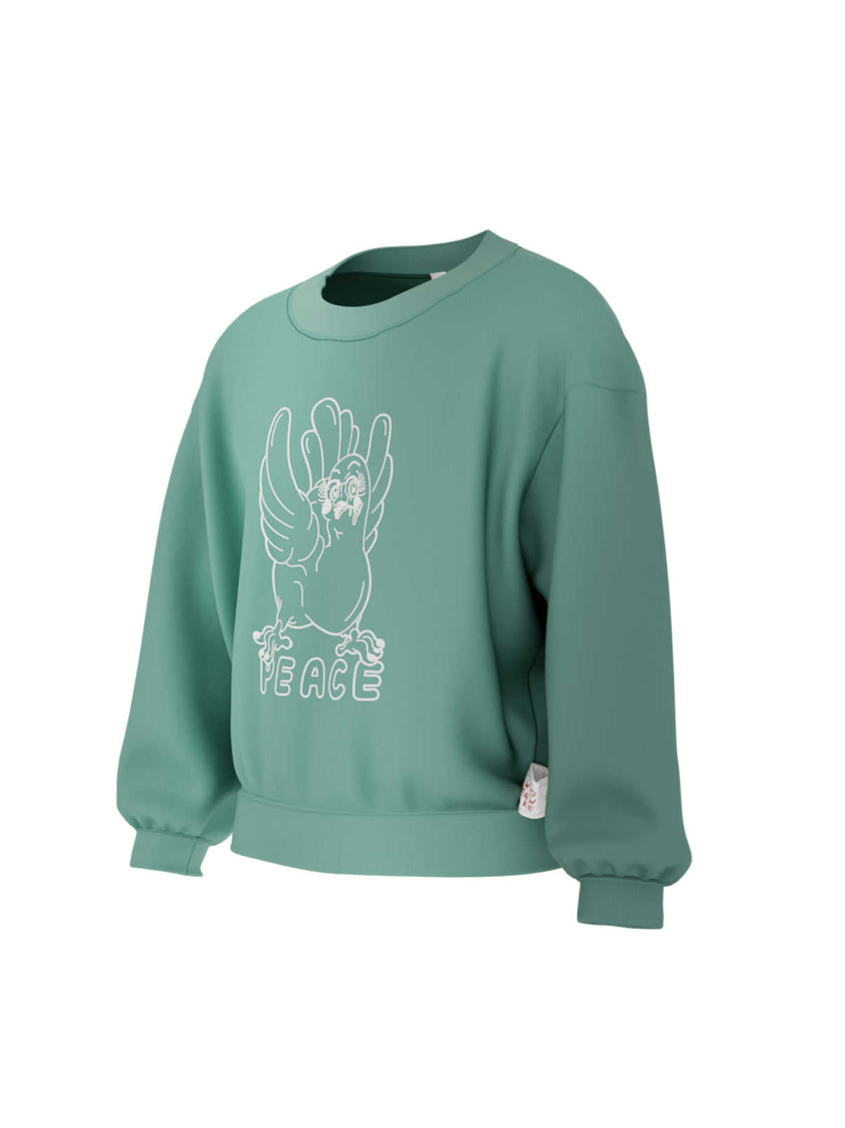 PEACE SWEATER PINE