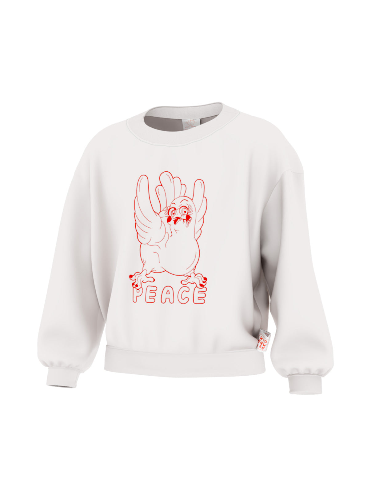 PEACE SWEATER WHITE