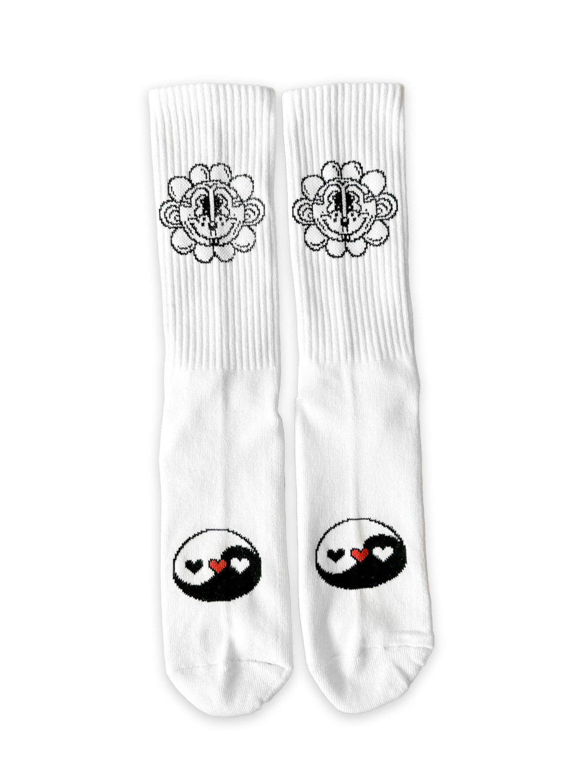 WHITE FLOWERS SOCKS
