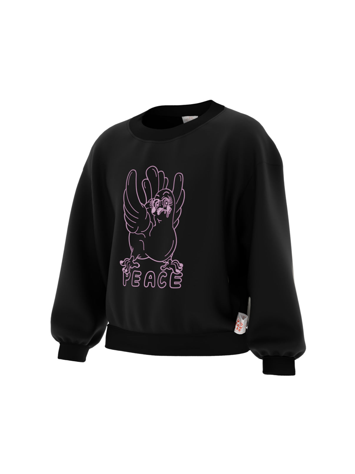PEACE SWEATER BLACK
