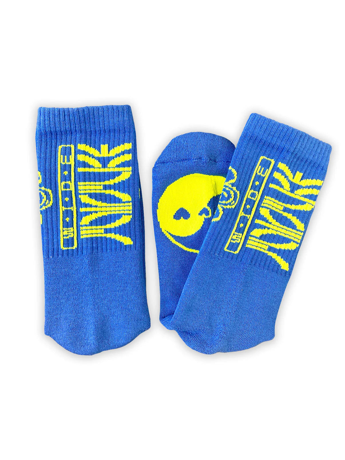 Blue Flower Socks