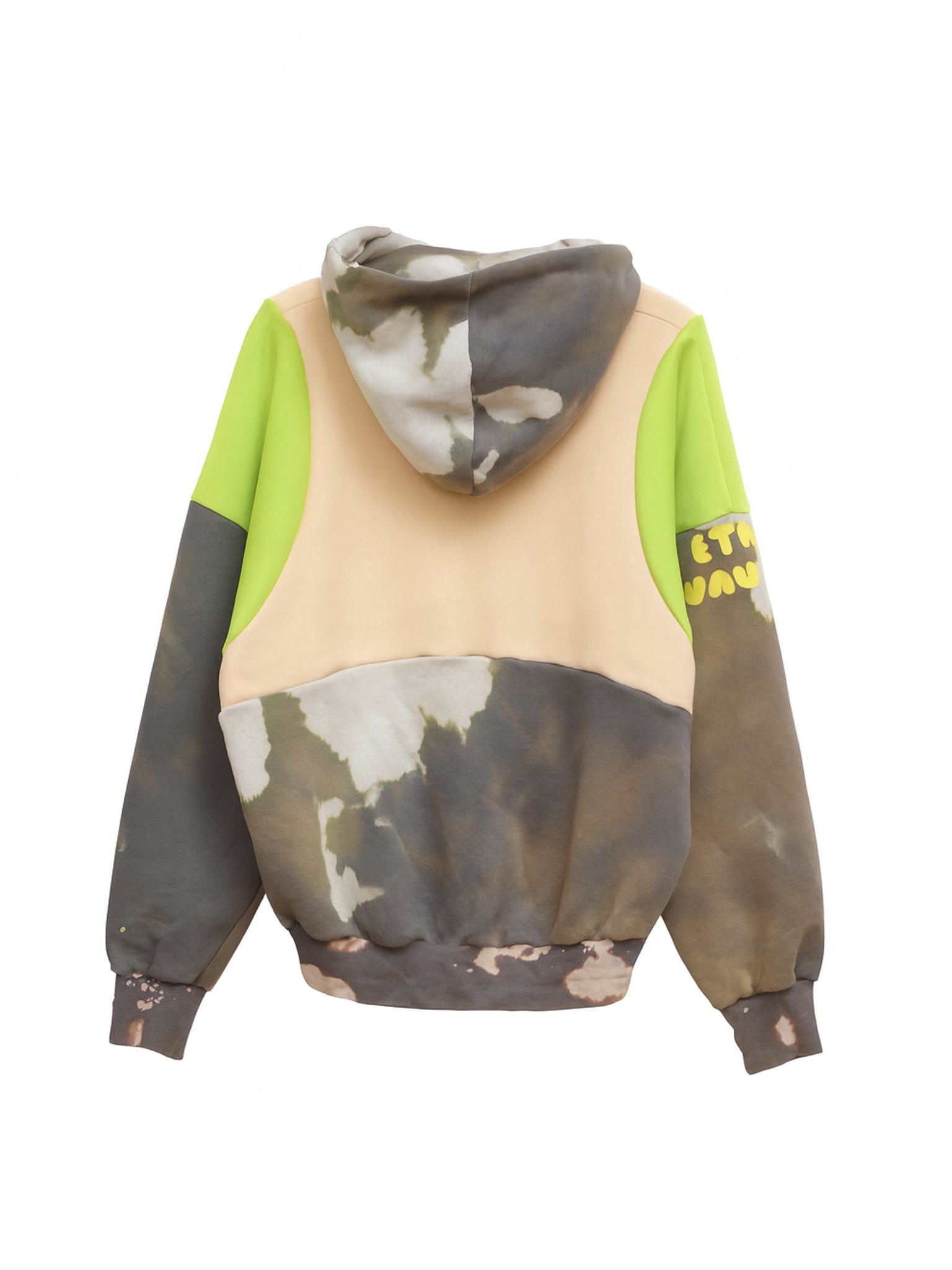 UPCYCLING ONEOFF FLOWERPRINT HOODIE