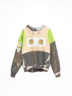 UPCYCLING ONEOFF FLOWERPRINT HOODIE