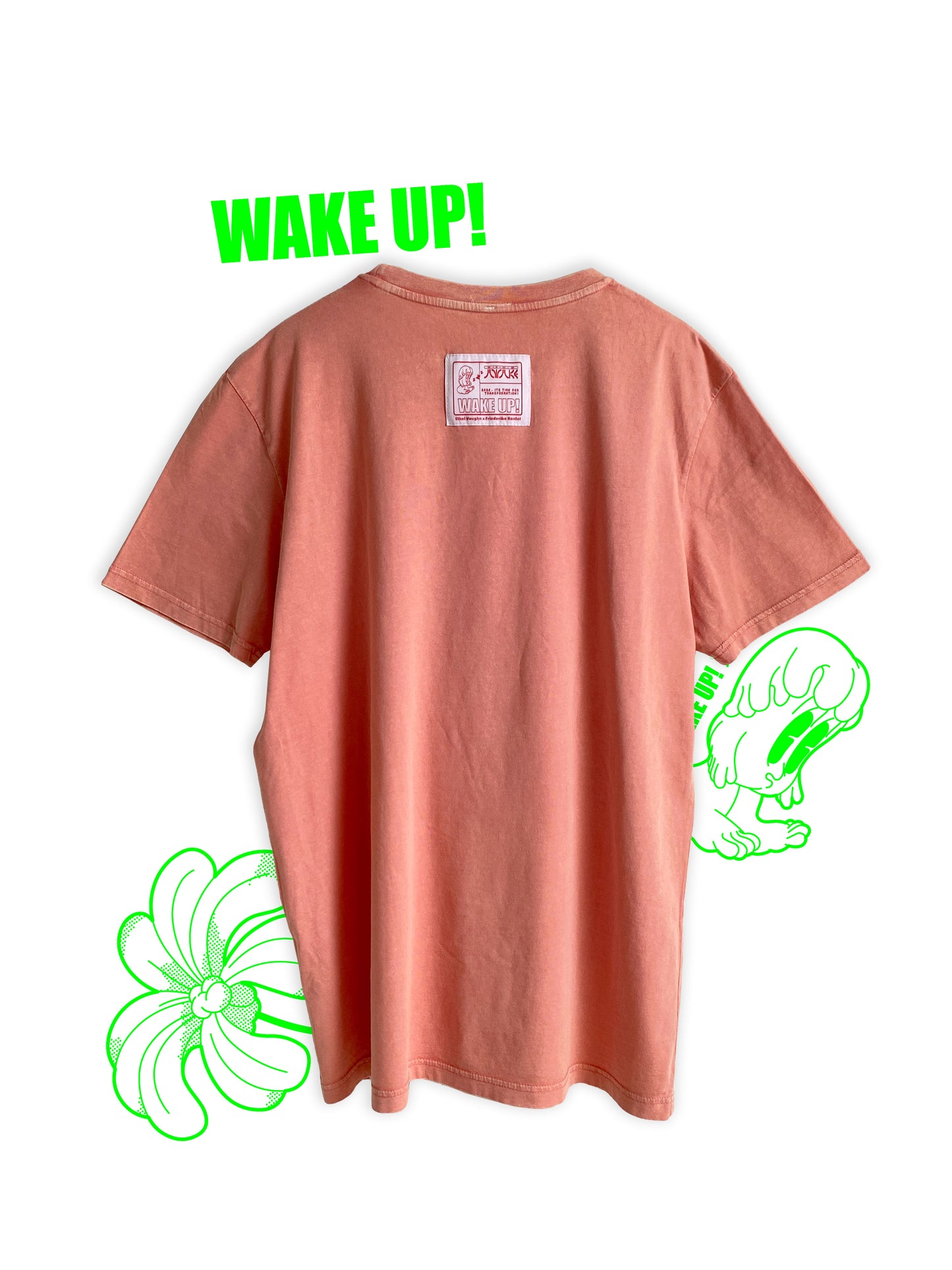 Wake up washed-out T-Shirt