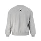 PEACE SWEATER ASH/RED