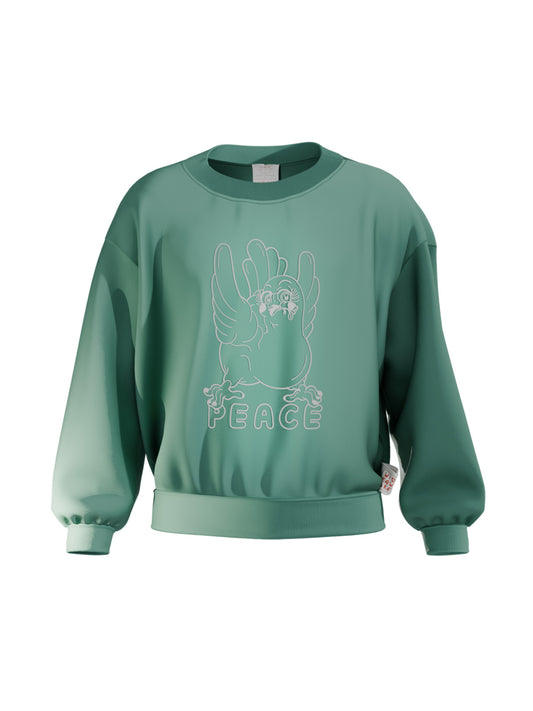 PEACE SWEATER PINE
