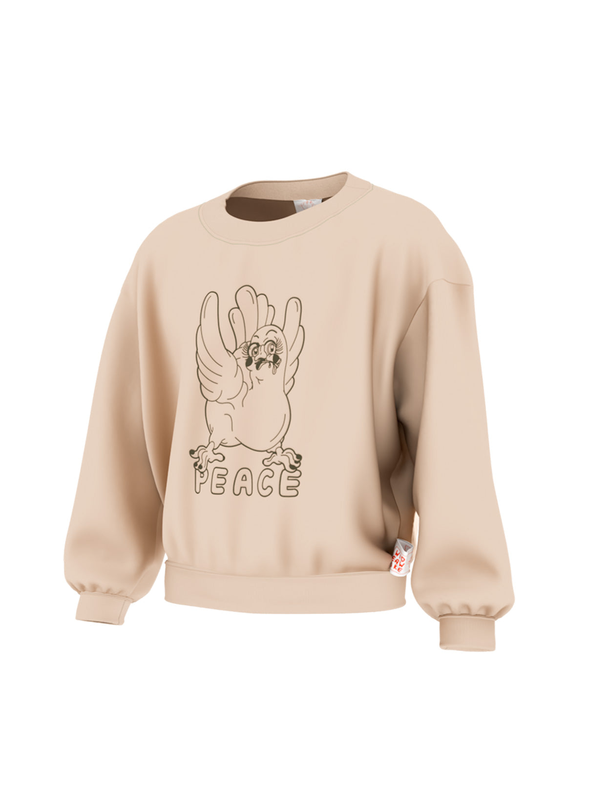 PEACE SWEATER SAND