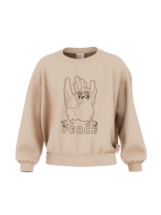 PEACE SWEATER SAND