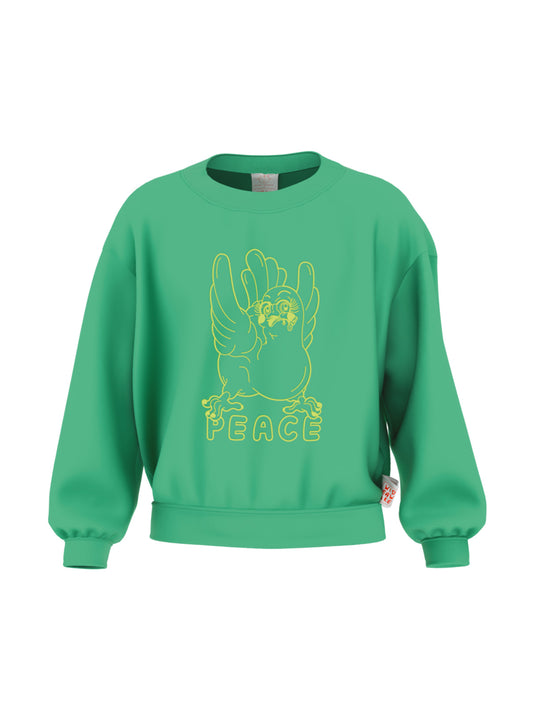 PEACE SWEATER GREEN