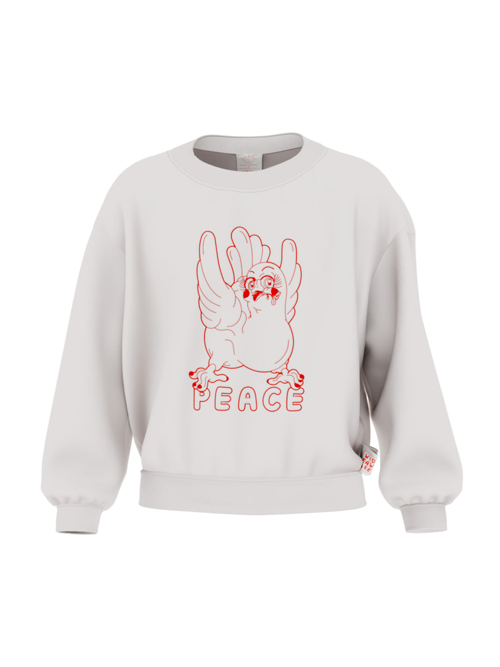 PEACE SWEATER WHITE