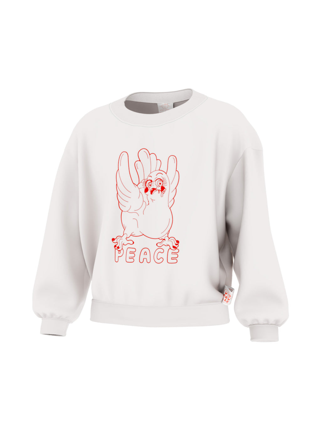 PEACE SWEATER WHITE