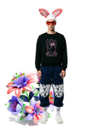 Flower Pant Heavy Sweat Midnight Blue