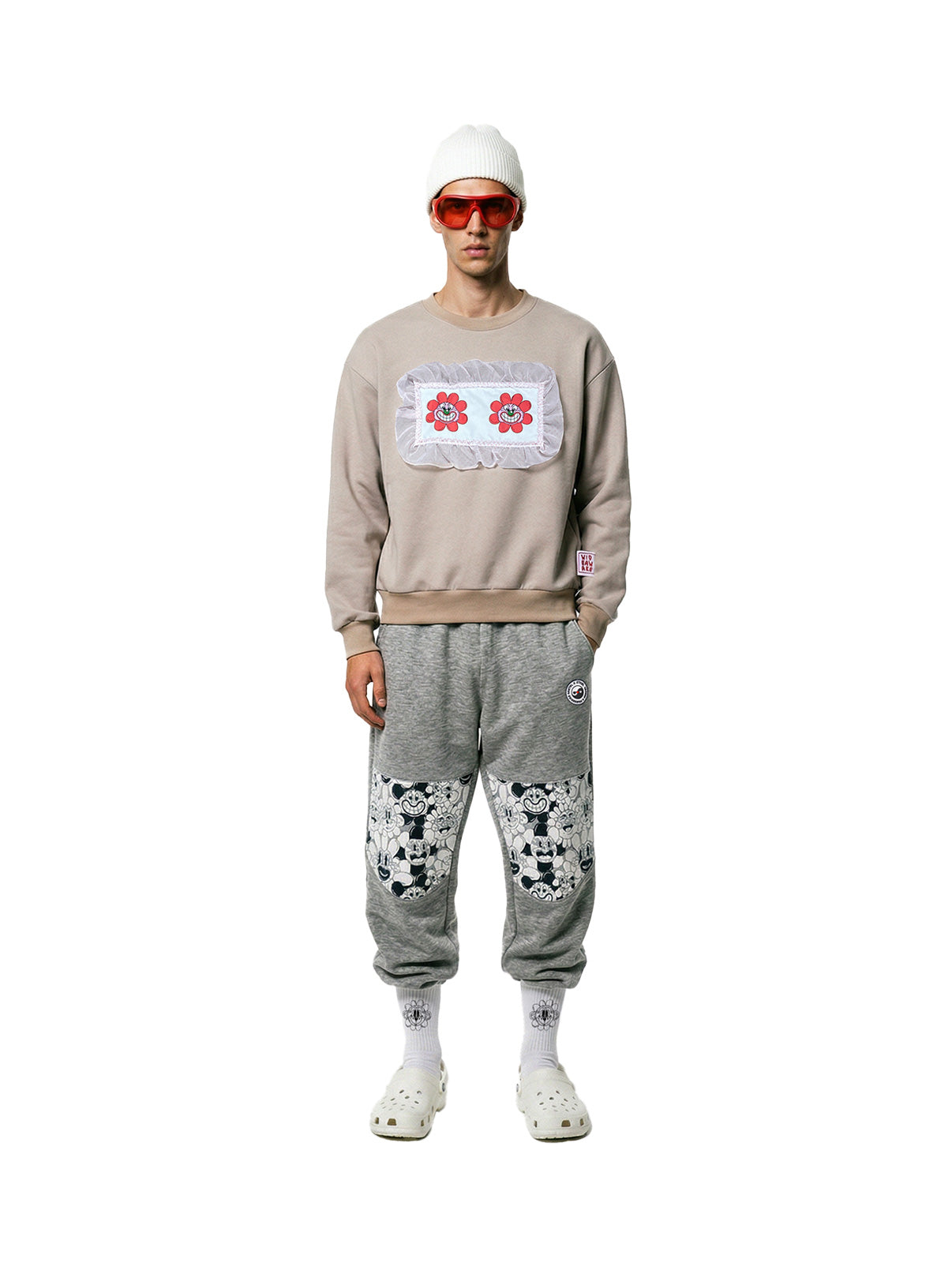 Flower Pant Heavy Sweat Soft Heather
