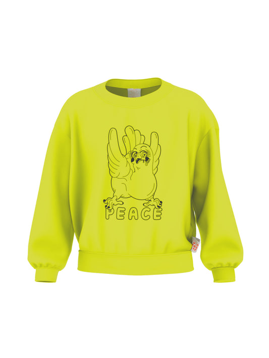 PEACE SWEATER LIME