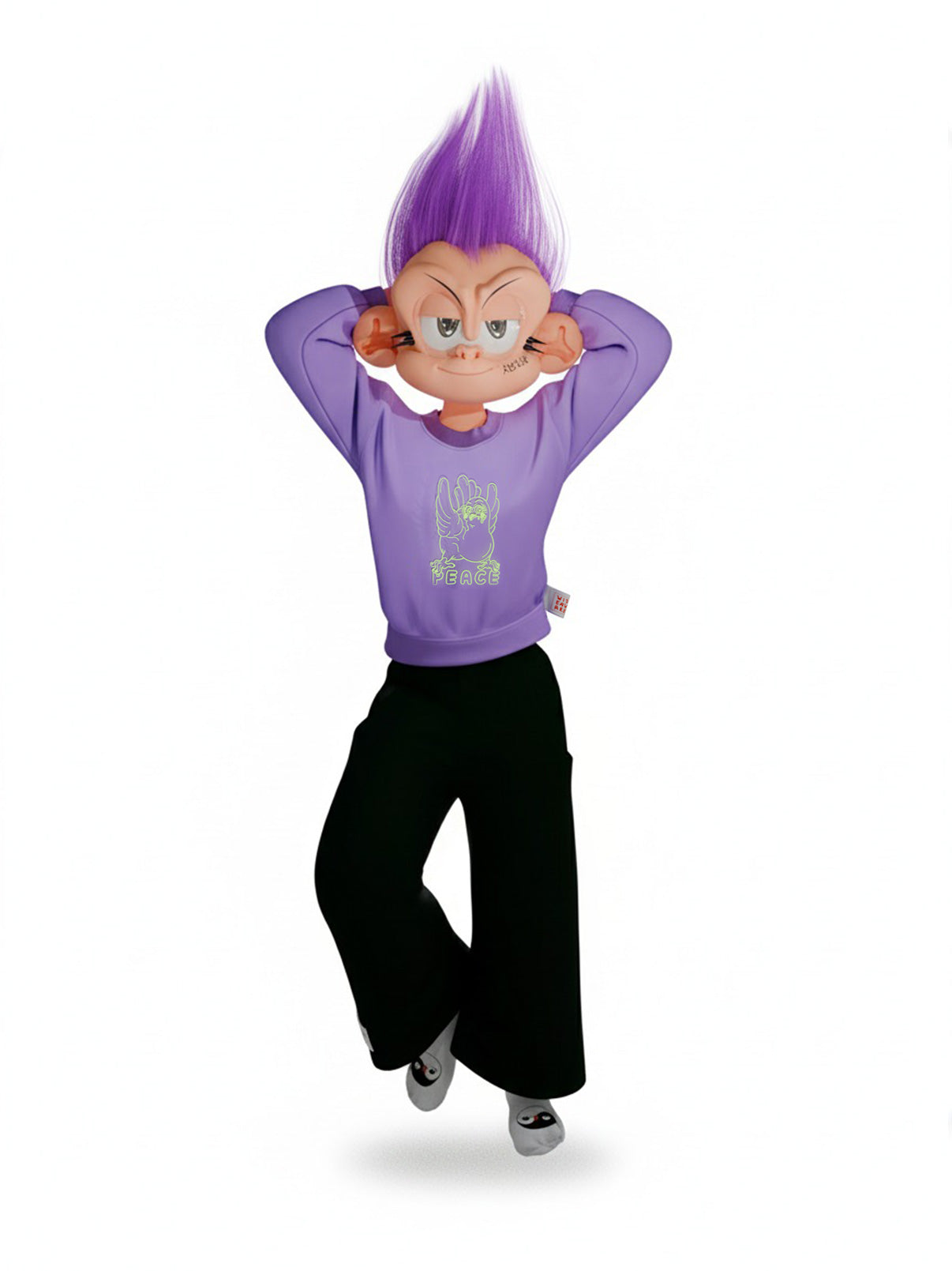 PEACE SWEATER LILA
