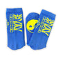 Blue Flower Socks