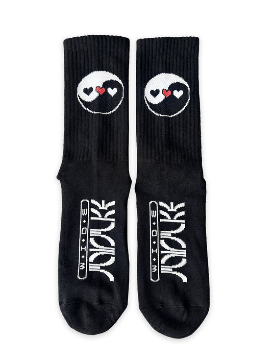 BLACK FLOWERS SOCKS