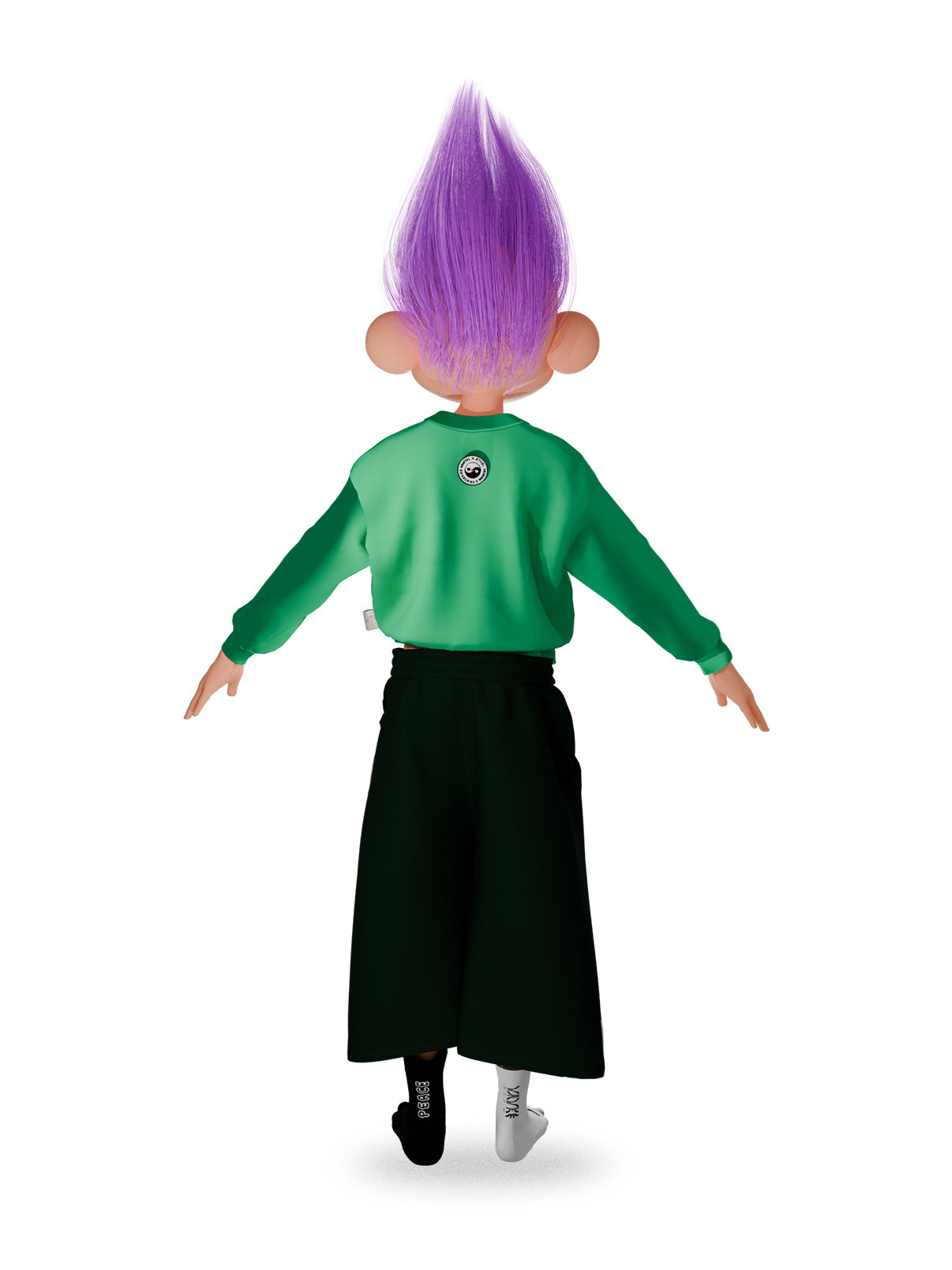 PEACE SWEATER GREEN